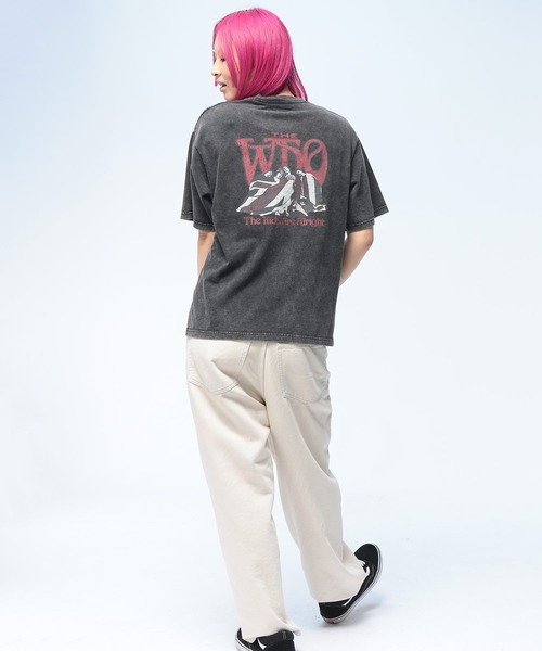 ★美品 The who ザ・フー グレー 半袖 Tシャツ・カットソー S tシャツ The Who (ザ・フー) アーティスト Tシャツ 半袖 ザ・フー ユニ