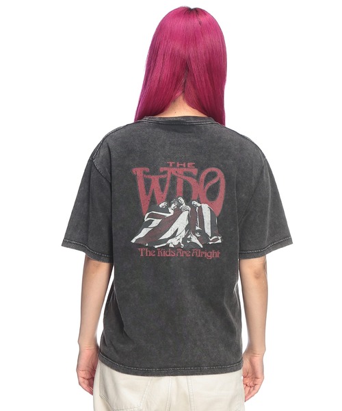 ★美品 The who ザ・フー グレー 半袖 Tシャツ・カットソー S tシャツ The Who (ザ・フー) アーティスト Tシャツ 半袖 ザ・フー ユニ