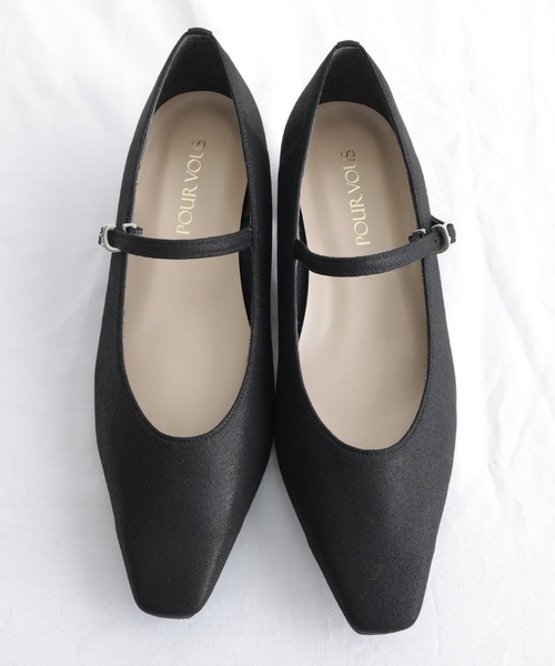 「PourVous」 パンプス 24.5cm ゴールド レディース_画像7