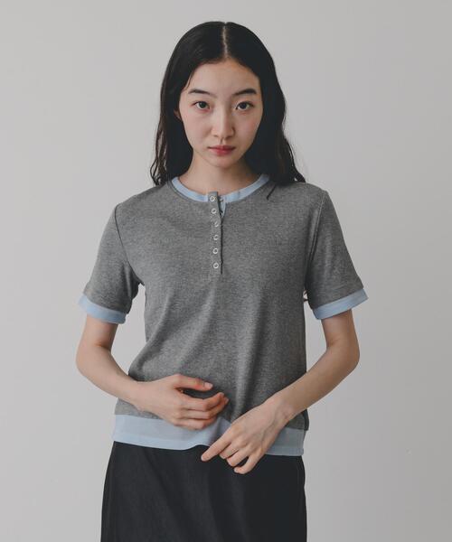SENSE OF PLACE by URBAN RESEARCH ヘンリーネック tシャツ 半袖