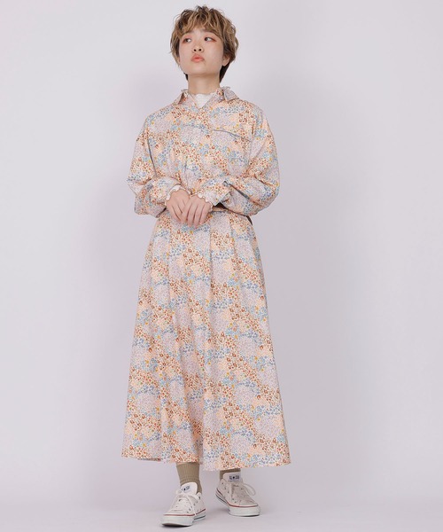 「DOUBLE NAME」 長袖シャツ FREE ネイビー レディース_画像5
