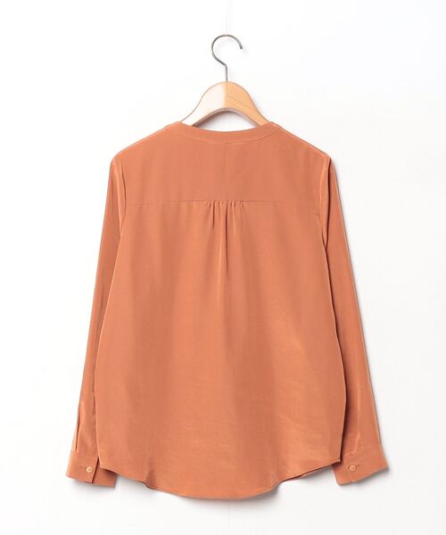 「Demi-Luxe BEAMS」 長袖ブラウス 38 ブラウン レディース_画像2