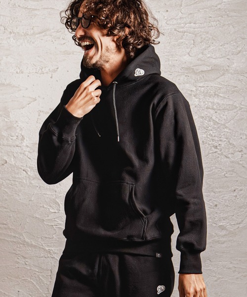 パーカー mpa4162-12oz brushed back hooded parka with heart patch パーカー(1M26A250) メンズ