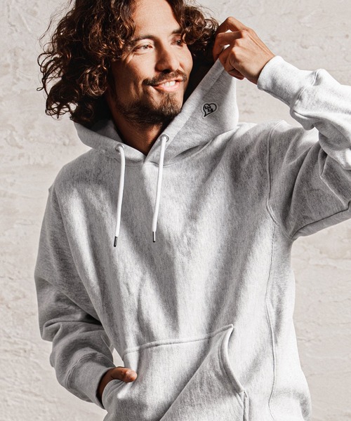 パーカー mpa4162-12oz brushed back hooded parka with heart patch パーカー(1M26A250) メンズ