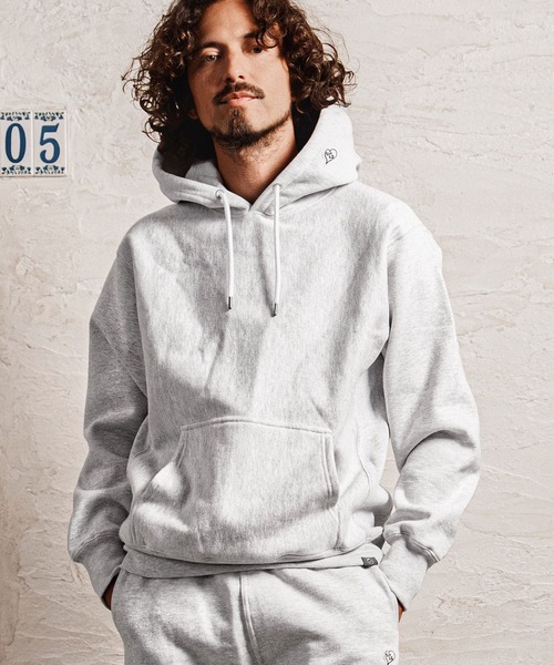パーカー mpa4162-12oz brushed back hooded parka with heart patch パーカー(1M26A250) メンズ