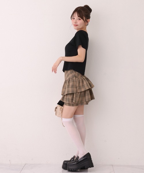 one after another NICE CLAUP スカート チャーム付きティアード