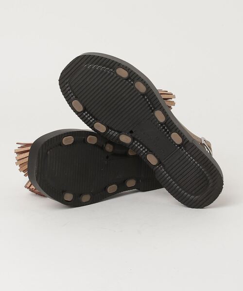 「TEMPERATE」 フラットサンダル 38 ブラウン レディース_画像5