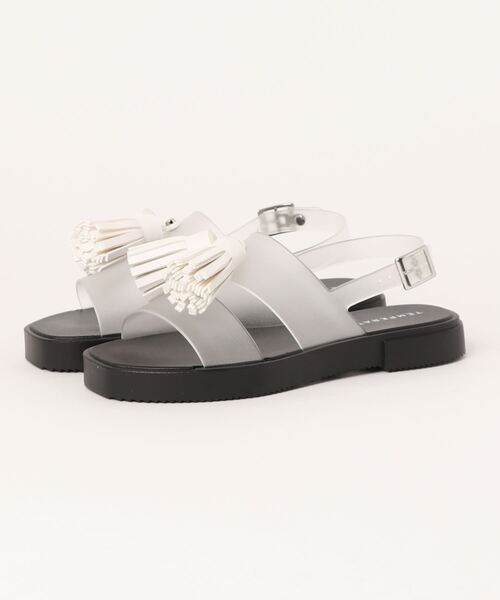 「TEMPERATE」 フラットサンダル 38 ブラウン レディース_画像6
