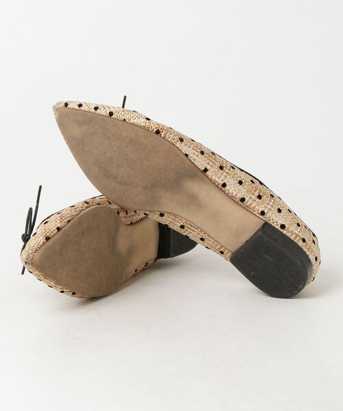 「LE TALON」 フラットパンプス 24cm ベージュ レディース_画像3