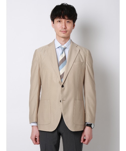 universal language テーラードジャケット ブラウン SUIT SQUARE」 「UNIVERSAL LANGUAGE」テーラードジャケット SS