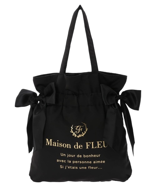 「Maison de FLEUR」 トートバッグ FREE ネイビー レディース_画像9