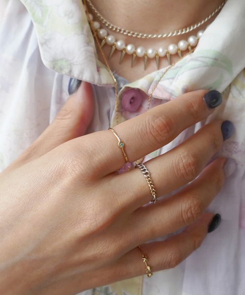 little emblem（リトルエンブレム） 指輪 リング カラーストーン