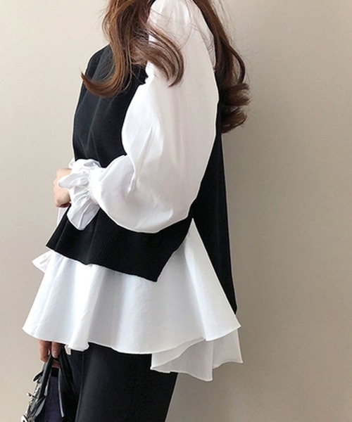 Girly Doll（ガーリードール） ブラウス シャツ レイヤードが楽しめる 