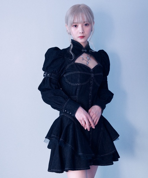 大特価通販 ワンピース 通販 Paypayモール デニムコルセットチャイナワンピース Zozotown Paypayモール店 安い新品 Popshap Com