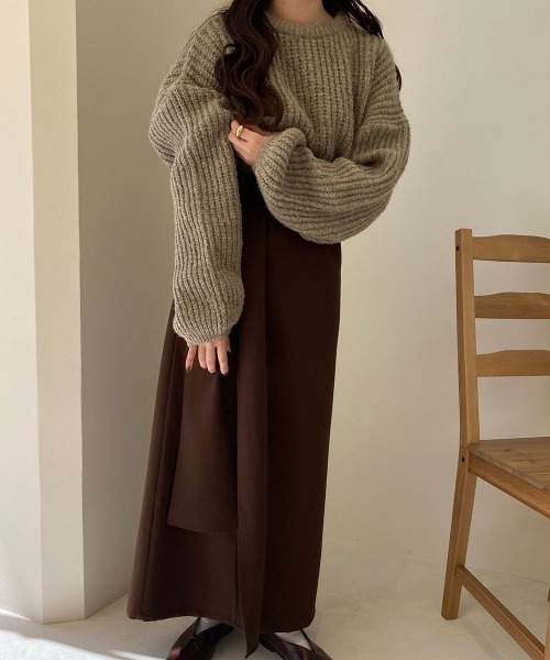 lawgy ニット　トップス lawgy ニット round neck knit レディース : ZOZOTOWN Yahoo!店