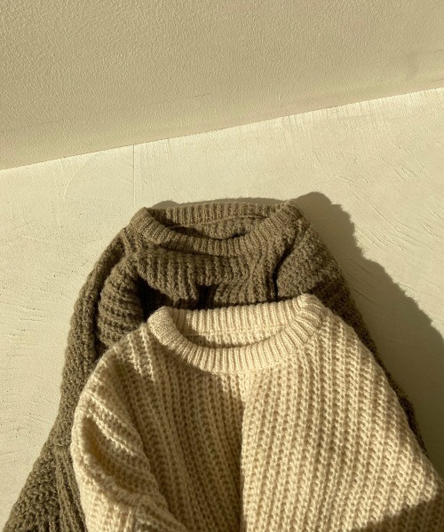 lawgy ニット　トップス lawgy ニット round neck knit レディース : ZOZOTOWN Yahoo!店