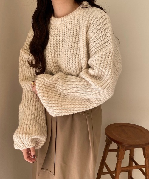 lawgy ニット　トップス lawgy ニット round neck knit レディース : ZOZOTOWN Yahoo!店