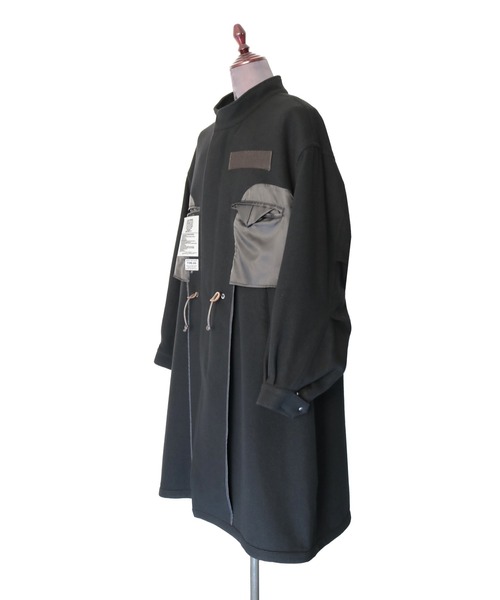 elephant TRIBAL fabricsインサイドアウト モッズコート elephant TRIBAL fabrics / Inside out Modscoat (KHAKI