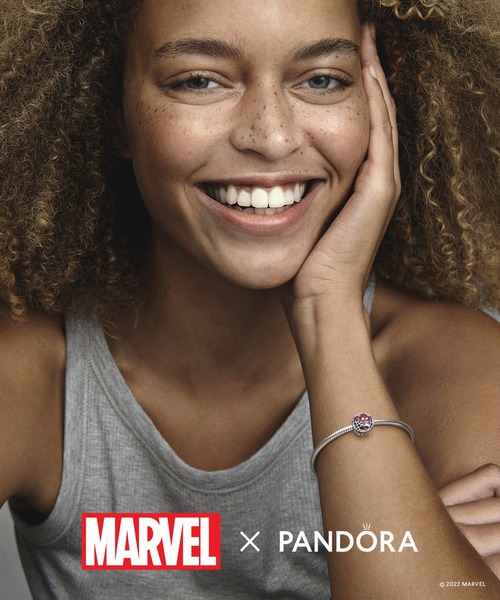 PANDORA（パンドラ） チャーム マーベル スパイダーマン ソアリング