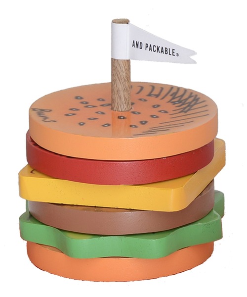 ランチョンマット AND PACKABLE CO(コースター) レジン ハンバーガーシェイプ 70650741 ZOZOTOWN