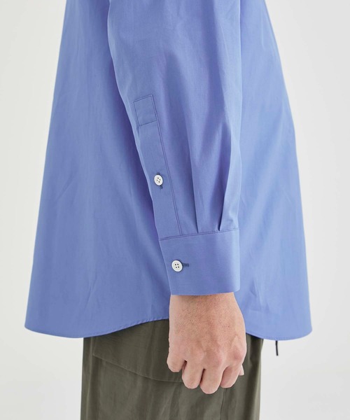 ゆ*様 【ATON】SUVIN BROAD エイトンブロードシャツサックスブルー ATON】SUVIN BROAD エイトンブロードシャツサックスブルー ATON