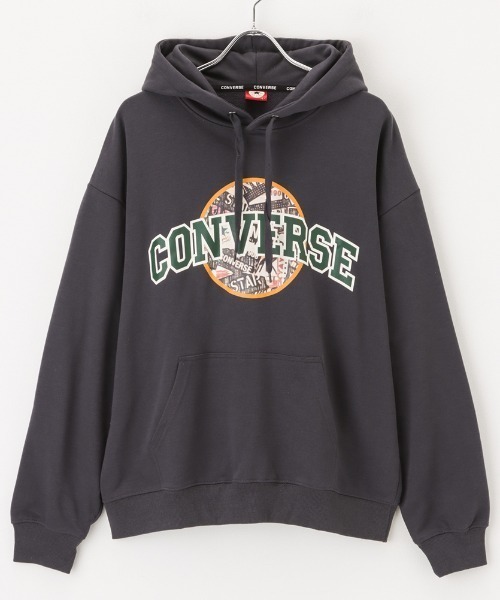 パーカー CONVERSE コンバース レトロプリントパーカー メンズ 