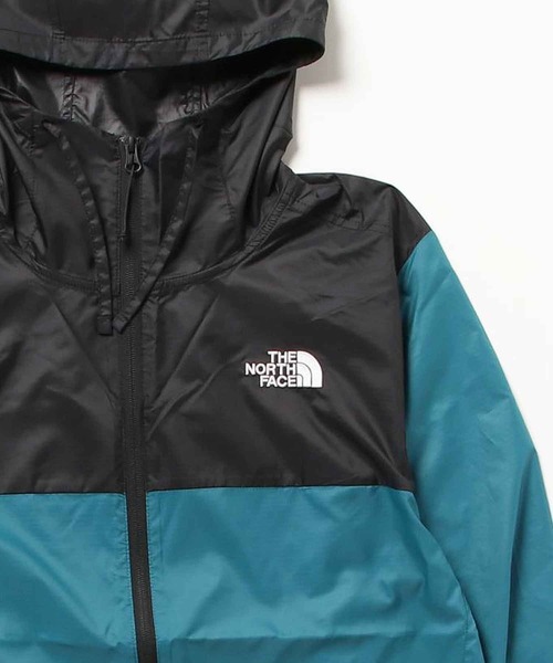 THE NORTHFACE マウンテンパーカー 黒×ブルー L寸 THE NORTH FACE（ザ ノースフェイス） マウンテンパーカー ウインド