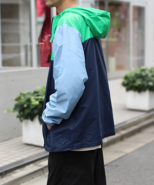 The North Face ウインドブレーカー 紺xオレンジ130 THE NORTH FACE マウンテンパーカー ウインドブレーカー 「THE