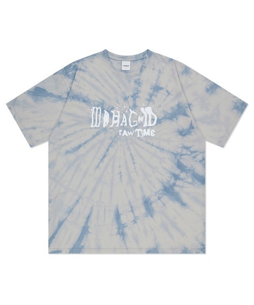 tシャツ 「mahagrid/マハグリッド」 RAW TIME TIE DYE TEE/タイダイ Tシャツ 半袖 カットソー レディース メンズ mahagrid/マハグリッド』 RAW TIME TIE DYE TEE/タイダイ T