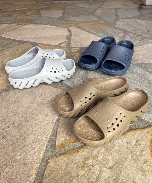 crocs サンダル ECHO SLIDE メンズ : ZOZOTOWN Yahoo!店 - 通販
