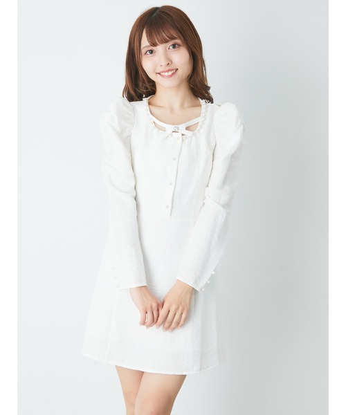 AnkRouge ワンピース シアーチェックマーメイドワンピース - Ank Rouge(アンクルージュ)の