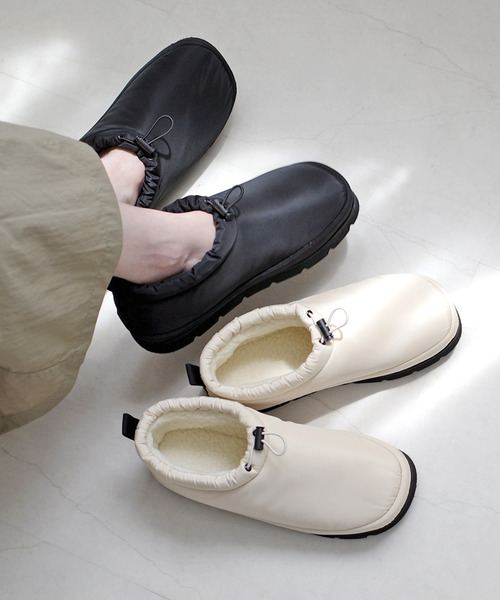 AmiAmi（アミアミ） スリッポン ボアモックシューズスリッポン /防寒