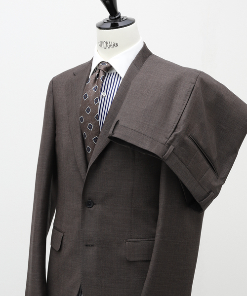 エディフィス カノニコ ビジネス スーツ セットアップ 上下 L グレー
