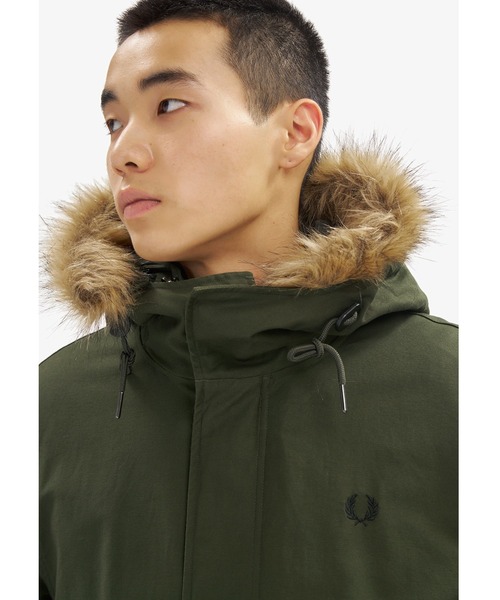 FRED PERRY」 モッズコート M カーキ MEN