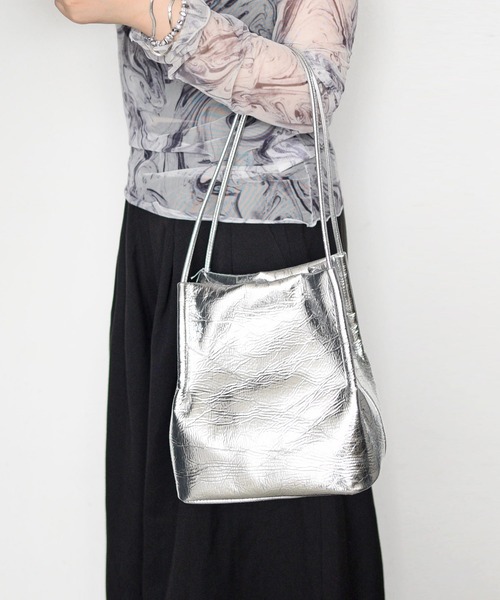 styiro トートバッグ 2WAYスクエアタックトートバッグ レディース