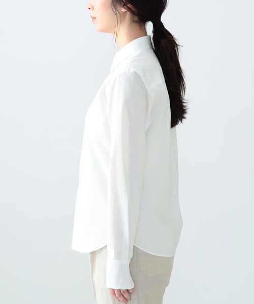 ブラウス シャツ AK+1 / 刺繍 レギュラーカラーシャツ レディース EFFE BEAMS ブラウス シャツ AK+1 / 刺繍 レギュラーカラー