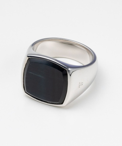 TOM WOOD 指輪 リング Cushion Blue Howk Eye トムウッド