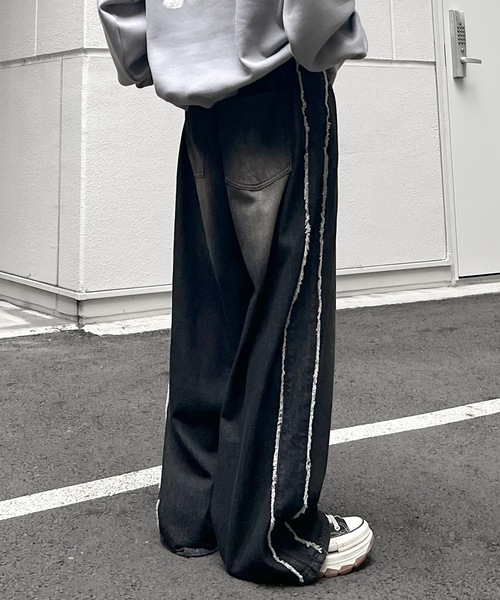 【12oz】ワイドシルエットヴィンテージライクデニムジャケット Lサイズ 12oz】ワイドシルエットヴィンテージライクデニムジャケット