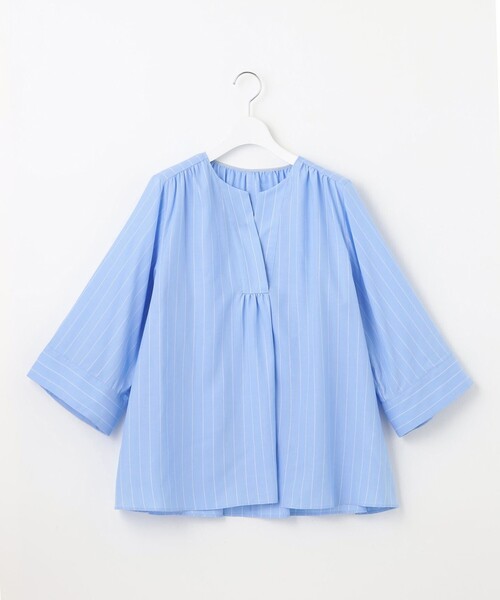 自由区 ブラウス シャツ 「洗える」SOMELOSテンセルスキッパー