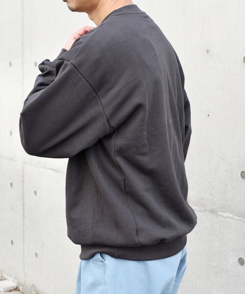 SHIPS any トレーナー スウェット any: COTTON USA ルーズ