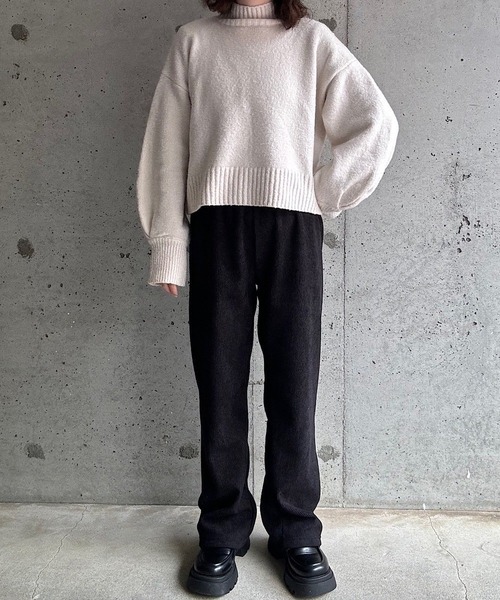 パンツ 裏起毛あったかコーデュロイパンツ レディース | ブランド登録なし | 05