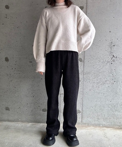パンツ 裏起毛あったかコーデュロイパンツ レディース | ブランド登録なし | 06