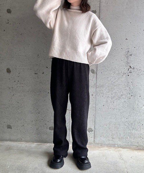 パンツ 裏起毛あったかコーデュロイパンツ レディース | ブランド登録なし | 07