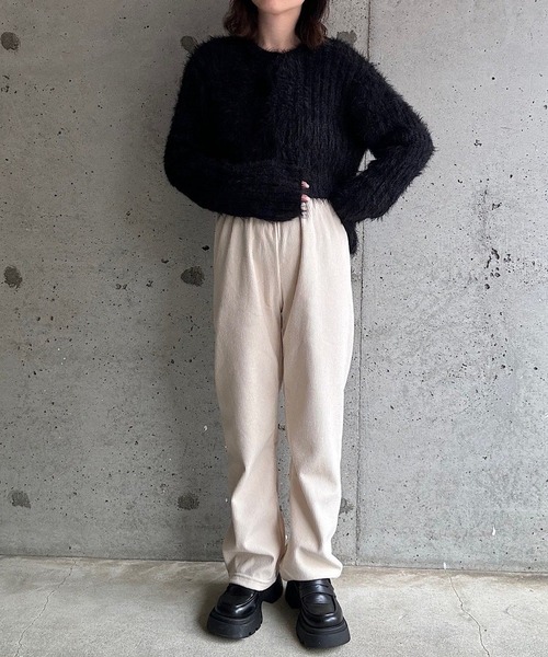 パンツ 裏起毛あったかコーデュロイパンツ レディース | ブランド登録なし | 11