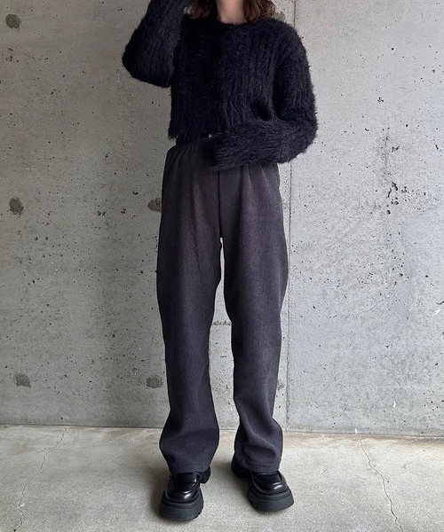 パンツ 裏起毛あったかコーデュロイパンツ レディース | ブランド登録なし | 15