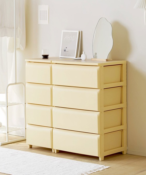 【cocopelliさま専用①】引き出し iellio 家具 ROOM＆HOMEデイリー組立式引き出し「M4段