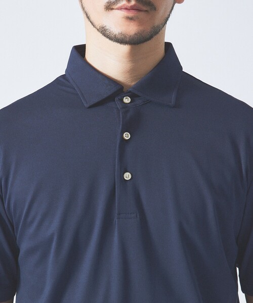 ABAHOUSE（アバハウス） ポロシャツ 「接触冷感」アイスピケ