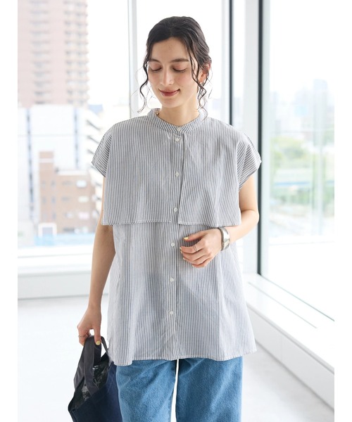 CRAFT STANDARD BOUTIQUE ブラウス シャツ インド綿フリル