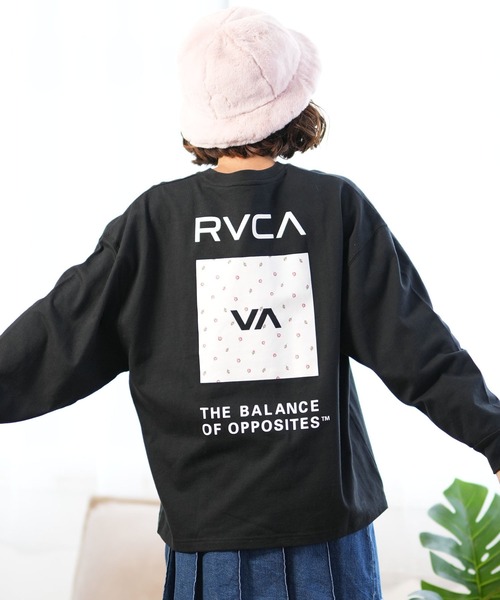 tシャツ 「ムラサキスポーツ限定」RVCA/ルーカ バックプリント ロンT BE044-P51 レディース セール】【ムラサキスポーツ限定】RVCA/ルーカ VA バック
