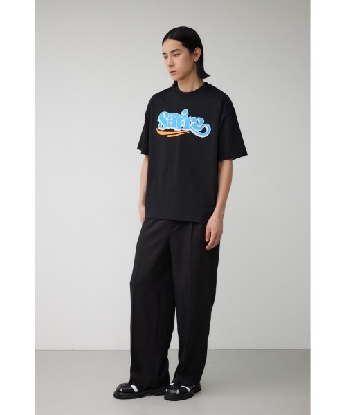 Y's ワイズ スラックス 青x紺(総柄) 2(S位) 2200124G0067 AZUL BY MOUSSY スラックス ツータックワイドスラックス メンズ